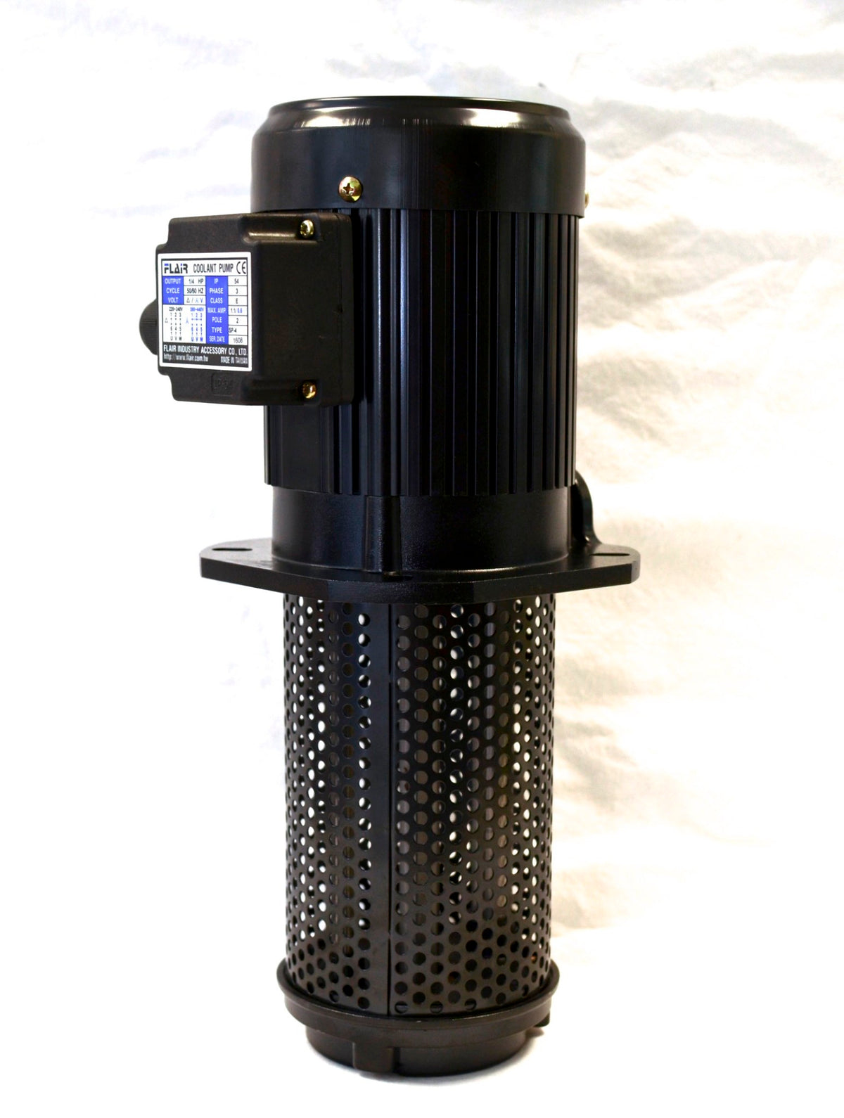 1/4 HP Filtered Coolant Pump, 220V/440V, 3PH, 200mm (7.8"), FLAIR SP-4200-220V