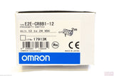 OMRON proximity switch E2E-CR8B1, 2 Meter cable, PNP, N/O, 12 to 24VDC
