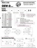 NIDEC NEMICON Rotary Encoder OEW2-1024-2MD 050-00 DC5V 1024 pulse/rev