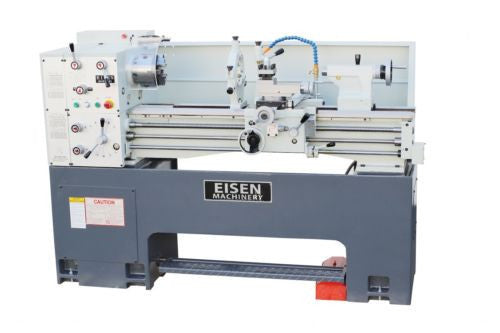 EISEN 1440GE Precision Lathe, 3HP, 1-Phase, Heavy Cast-Iron Base, W/ DRO & 5C