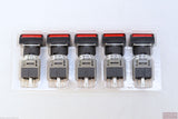 FUJI AH164-TL5R11E3 Red Pushbutton Command Switch 24VDC LED (Pack of 5)