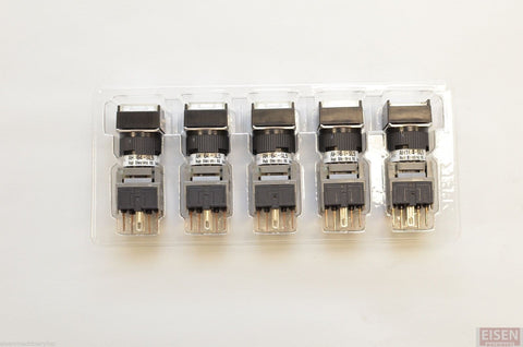 FUJI AH164-SL5W11E3 White Pushbutton Command Switch 24VDC LED (Pack of 5)