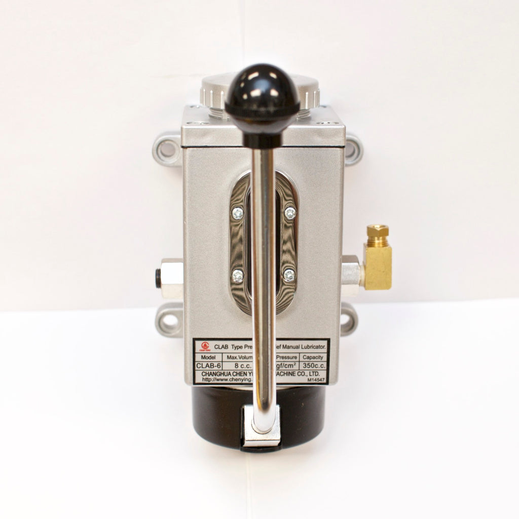 1 liter BIJUR-style Manual Lubrication Unit for Bridgeport mills, CKE- –  Eisen Machinery Inc