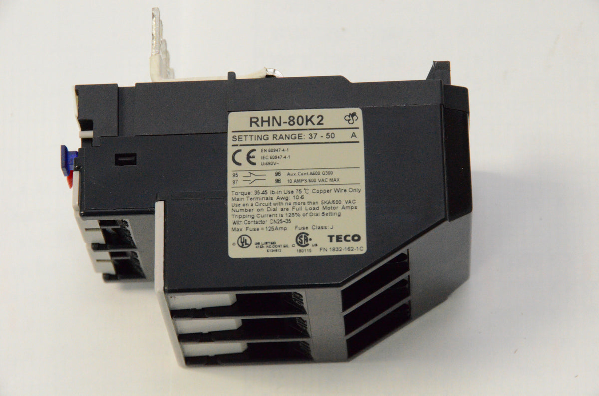 TECO RHN-80K2 Thermal Overload Relay (37~50A range)