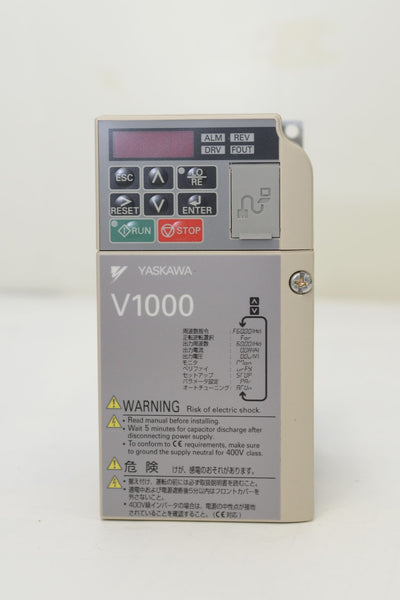 Yaskawa V1000 VFD Inverter Drive 0.4KW (1/2HP), 200V ~ 240V, CIMR-VA2A0004BAA