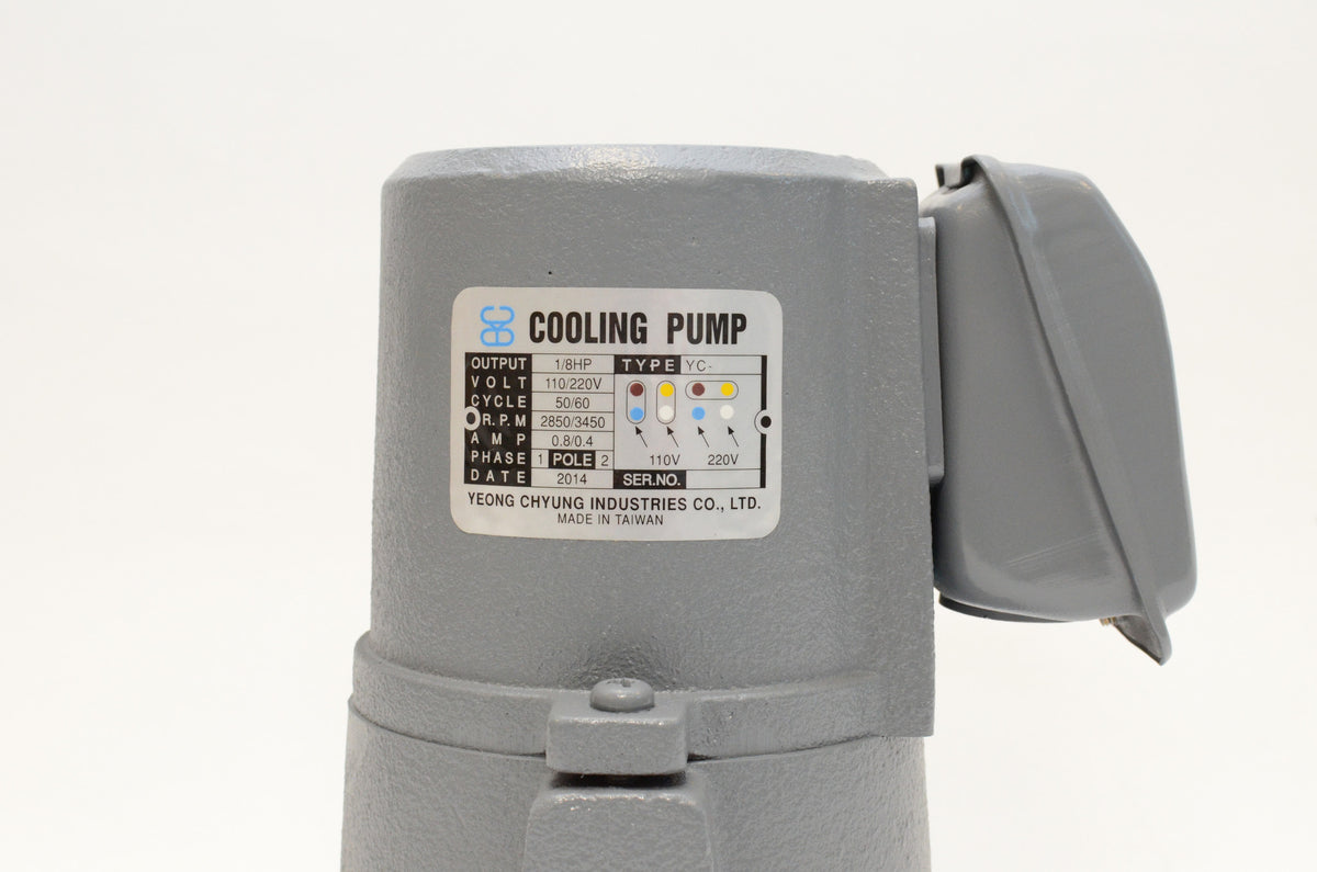 1/8 HP Machinery Coolant Pump, 110/220V, 1PH, Suction-type, YC