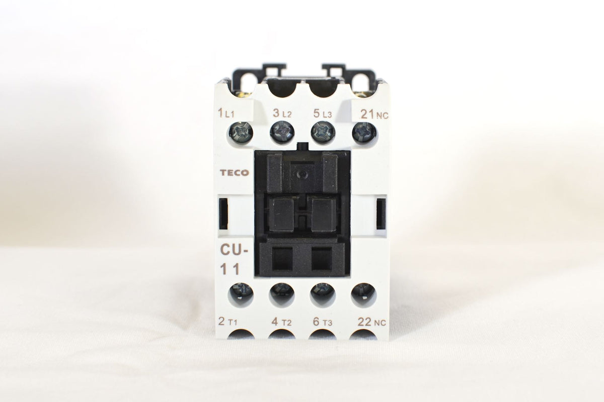 TECO CU-11 Magnetic Contactor, 24A, 3 phase, 220V coil, 3A1b, Normally Closed