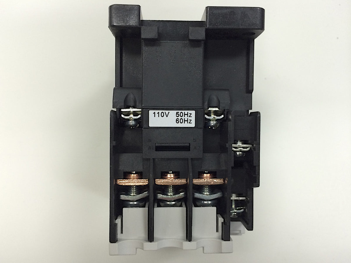 TECO CU-32R magnetic contactor, 50 Amp, 3 phase, 110v coil, 3A1a1b (NO and NC)