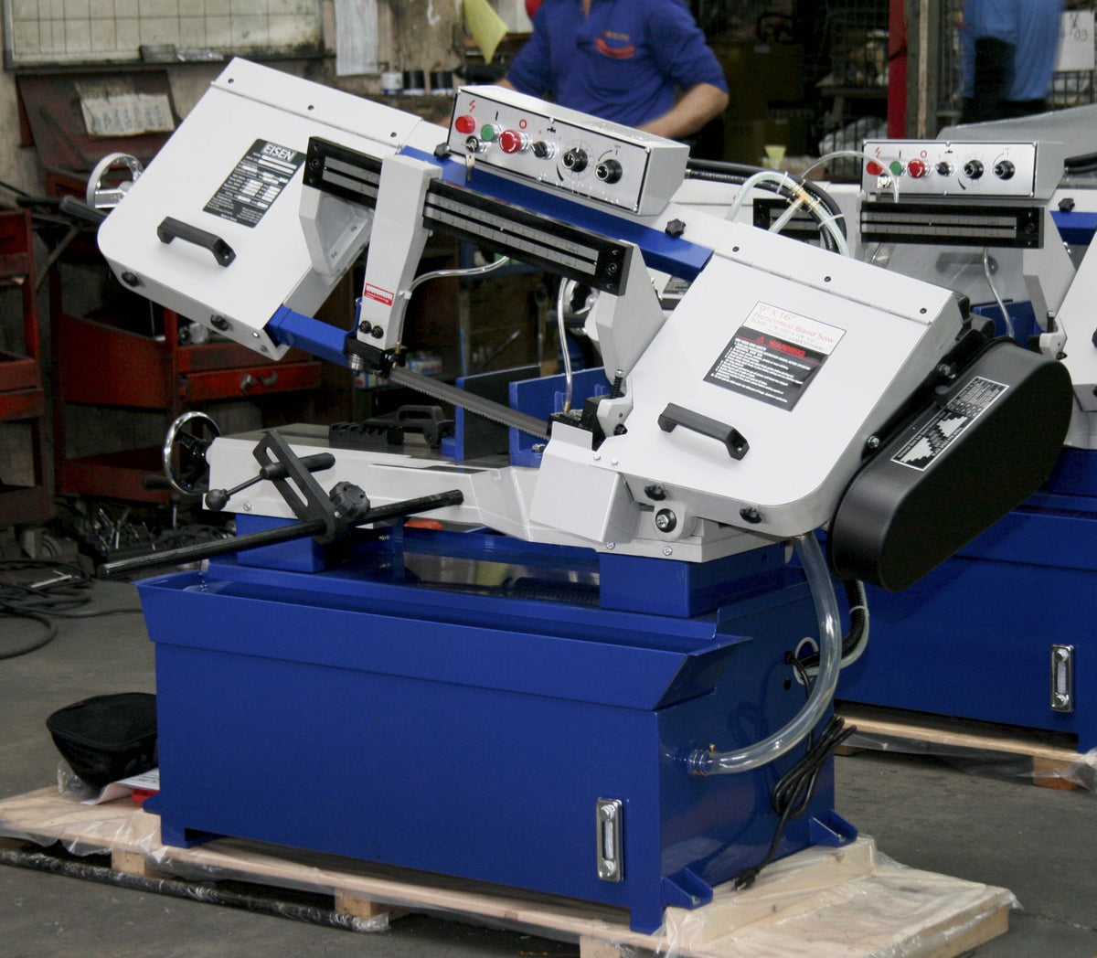 EISEN 916W Horizontal Metal cutting Bandsaw, 1.5HP, 220V Single-Phase