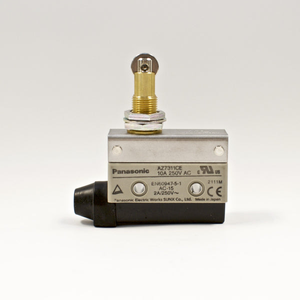Panasonic AZ7311CE limit switch, Panel mount roller plunger, 10A 250V