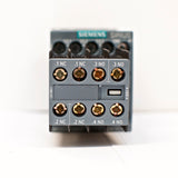 Siemens Contactor 3RT2016-1AF01 110V Coil with Aux Switch Block 3RH2911-1HA22