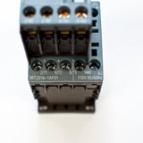 Siemens Contactor 3RT2016-1AF01 110V Coil with Aux Switch Block 3RH2911-1HA22