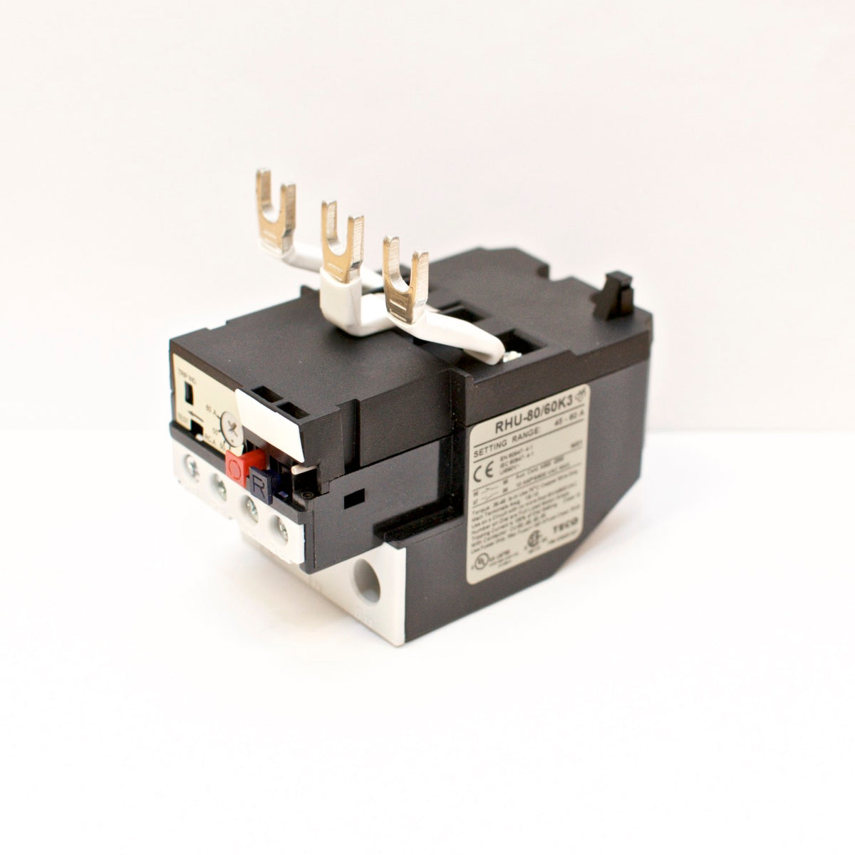 TECO RHU-80/60K3 thermal overload relay, Current range: 45 ~ 60A