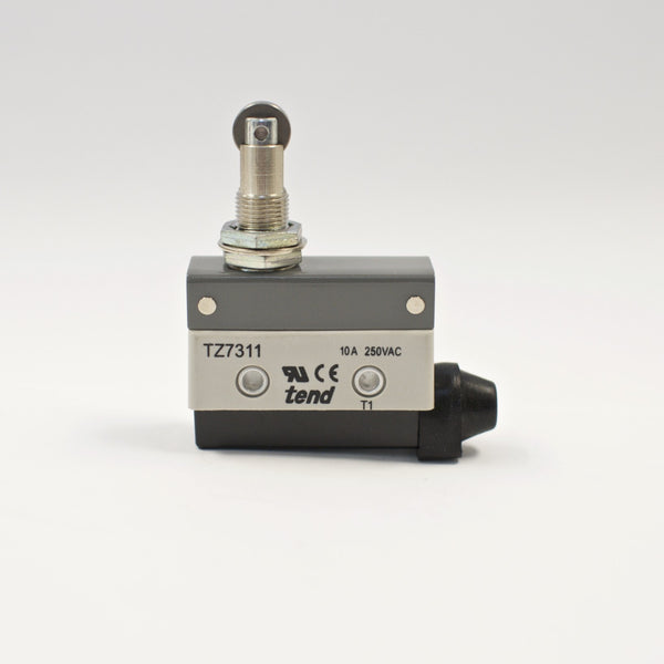 TEND TZ-7311 Horizontal Limit Switch, Panel Mount Roller Plunger, 10A 250VAC
