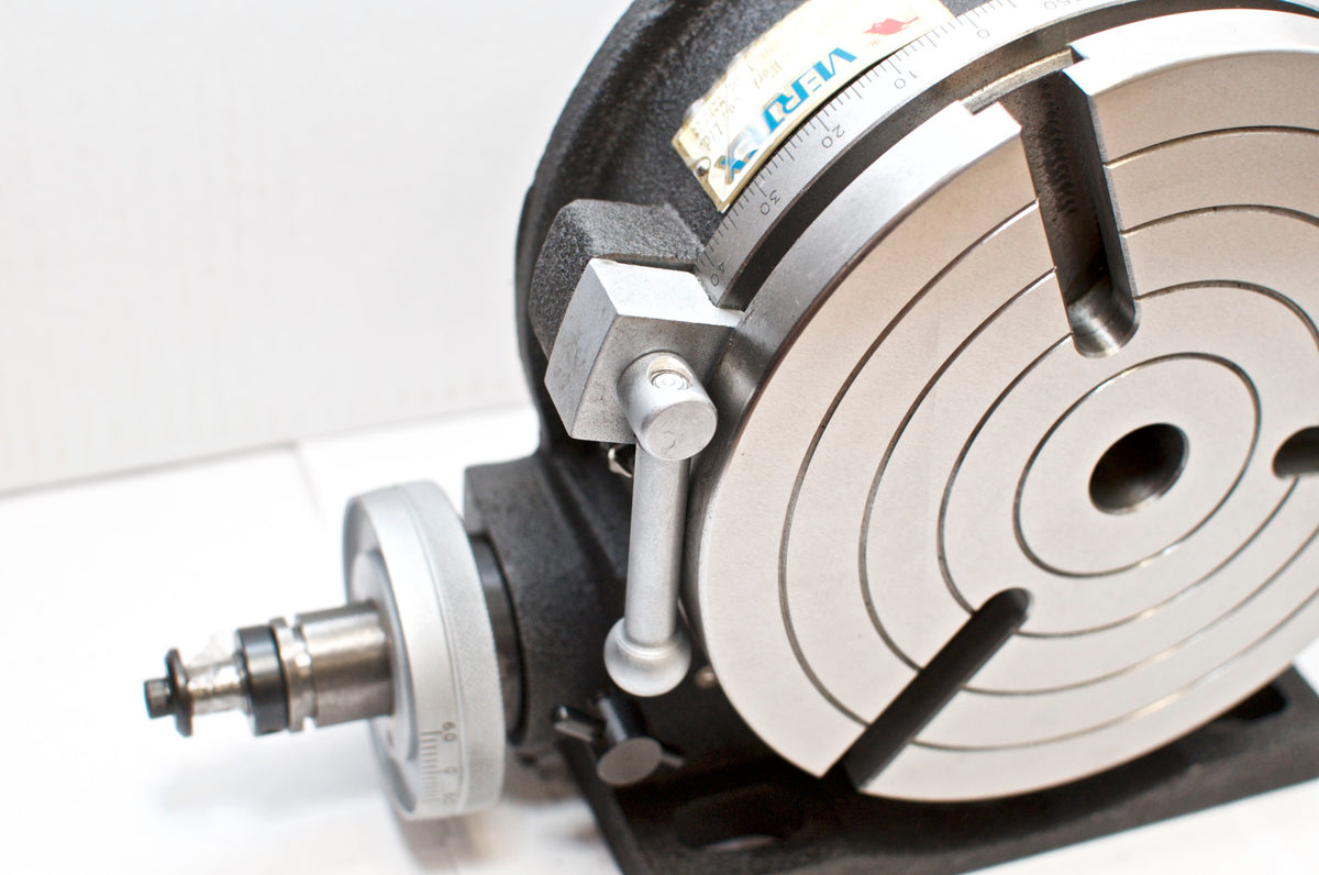 VERTEX HV-8 8" Horizontal / Vertical Rotary Table with Face Plate