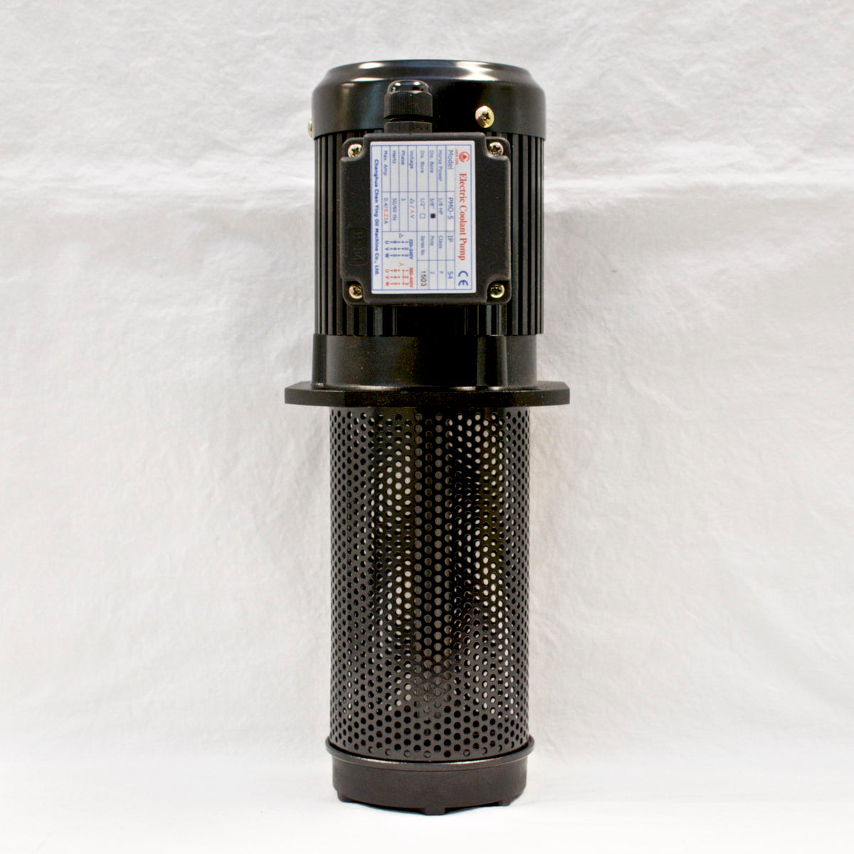 1/8 HP Filtered Coolant Pump, 220V/440V, 3PH, 150mm (6"), Chen Ying PMO-5
