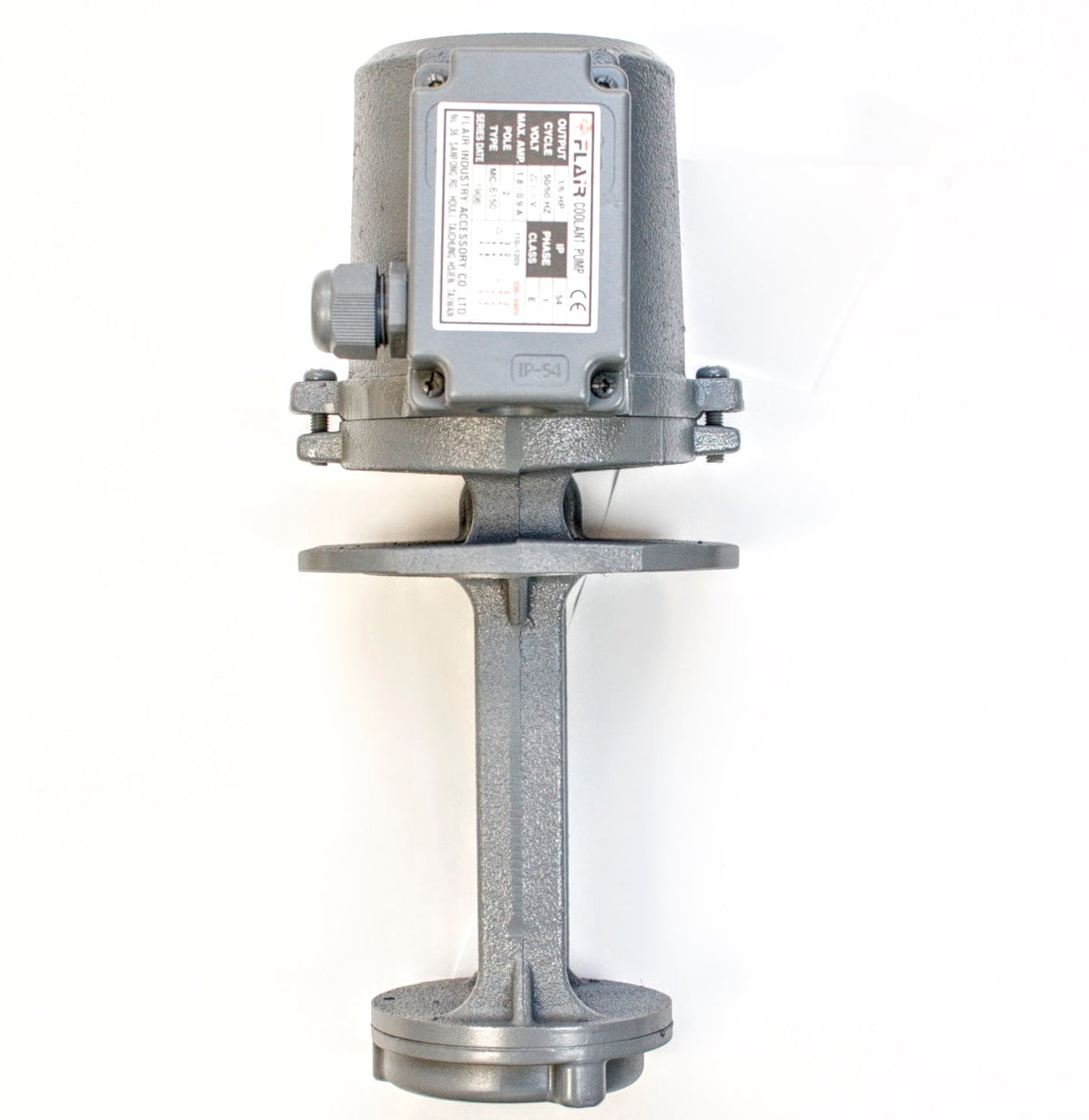 1/6 HP Machinery Coolant Pump, 110V/220V, 1PH, Shaft 6" (150mm),MC-6150-1
