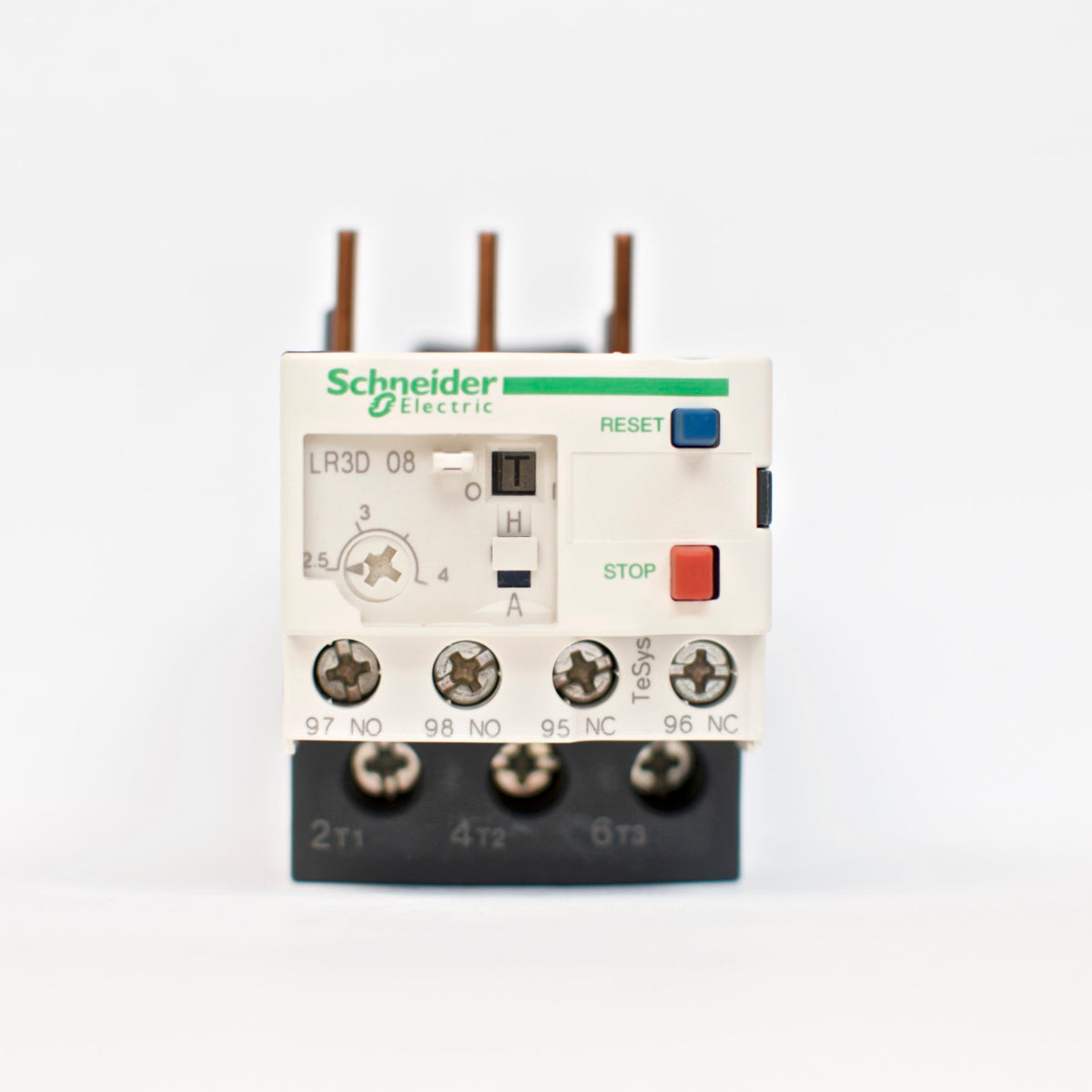 Schneider TeSys LR3D 08, thermal overload relay, 2.5~4 A, class 10A