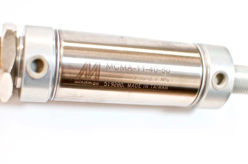 Mindman Miniature Cylinder MCMA 11 40 50 Double Acting 40mm Bore 50m mindman-miniature-cylinder-mcma-11-40-50-double-acting-40mm-bore-50m