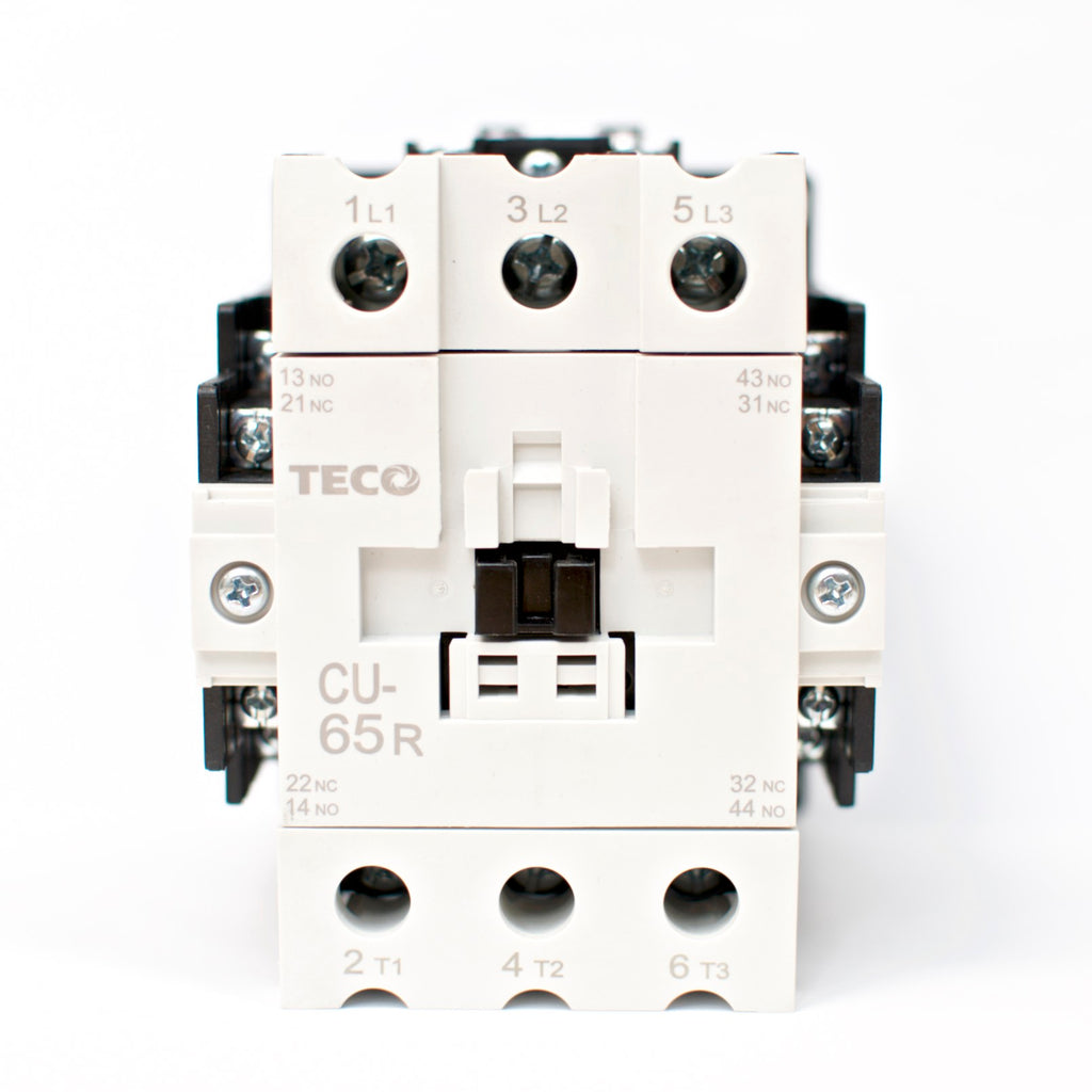 TECO CU-65R Magnetic Contactor 100 Amp, 3 Phase, 220V Coil 3A2a2b – Eisen  Machinery Inc