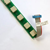FANUC 7-key keyboard with ribbon cable A20B-1000-0840