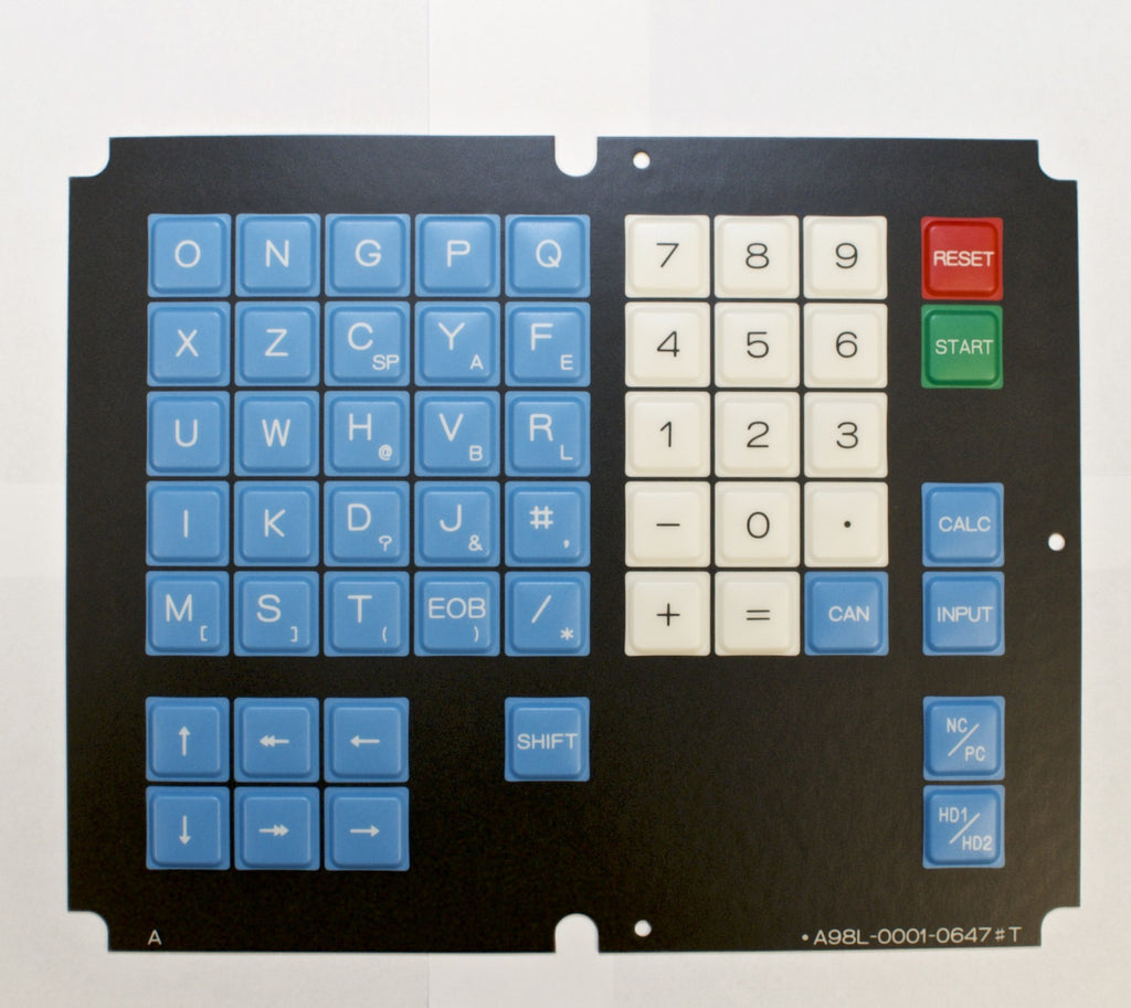 FANUC Keyboard A98L-0001-0647#T for Fanuc 15T – Eisen Machinery Inc FANUC Keyboard A98L-0001-0647#T for Fanuc 15T – Eisen Machinery Inc