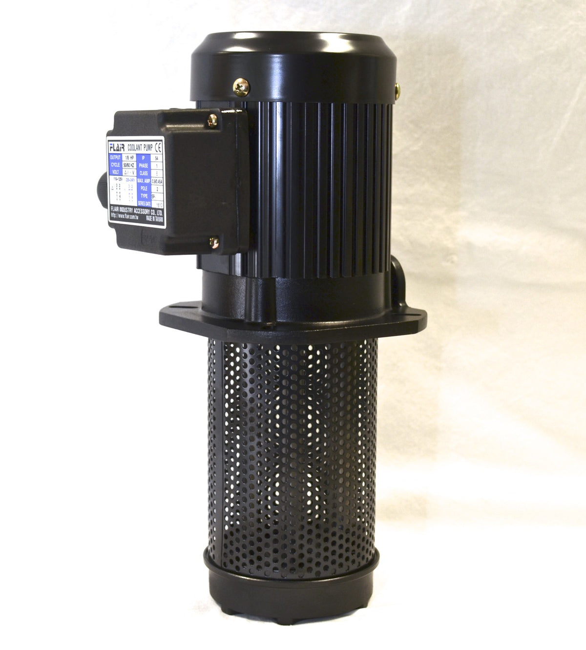 1/8 HP Filtered Coolant Pump, 110V/220V, SINGLE-PHASE, 150mm (6") SP-8150-1PH