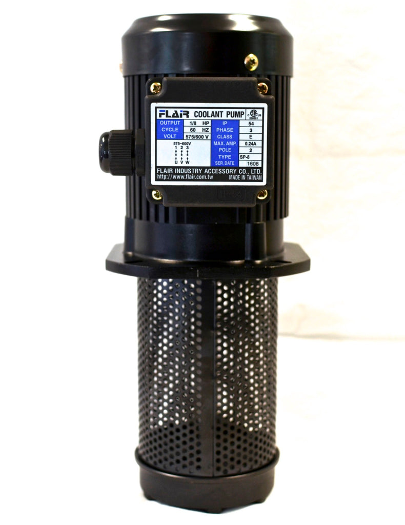 1/2 HP CNC Machine Coolant Pump, 3 Phase 240/480V, 150mm (6"), PT(BSPT) 3/4" 1/2 HP CNC Machine Coolant Pump, 3 Phase 240/480V, 150mm (6"), PT(BSPT) 3/4"