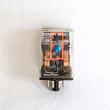 Omron MK2P-S Relay, 24VDC Coil, DPDT, with mechanical indicator & test button