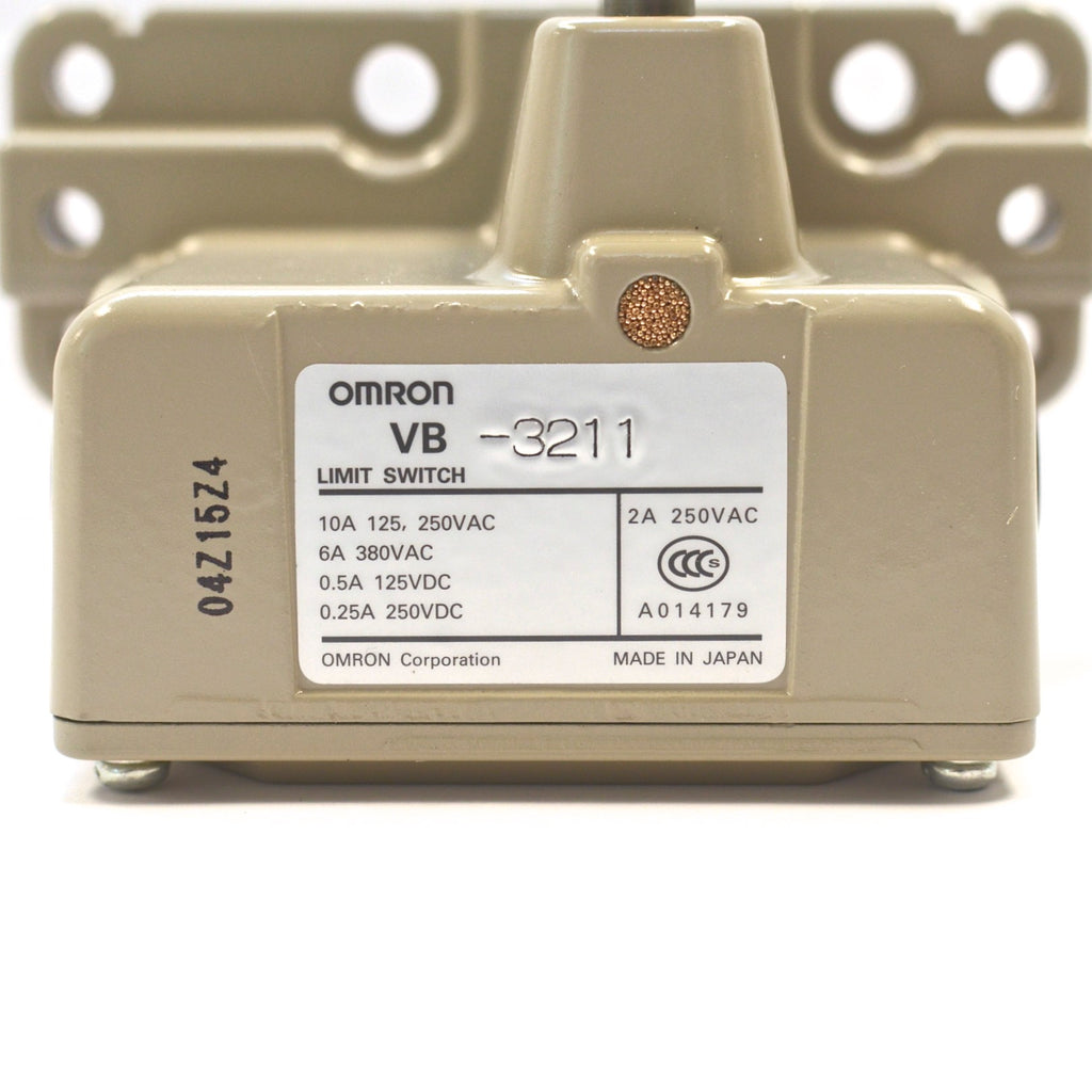 OMRON VB-3211 Monoblock Multiple Limit Switch, Roller plunger 10A 125,  250VAC