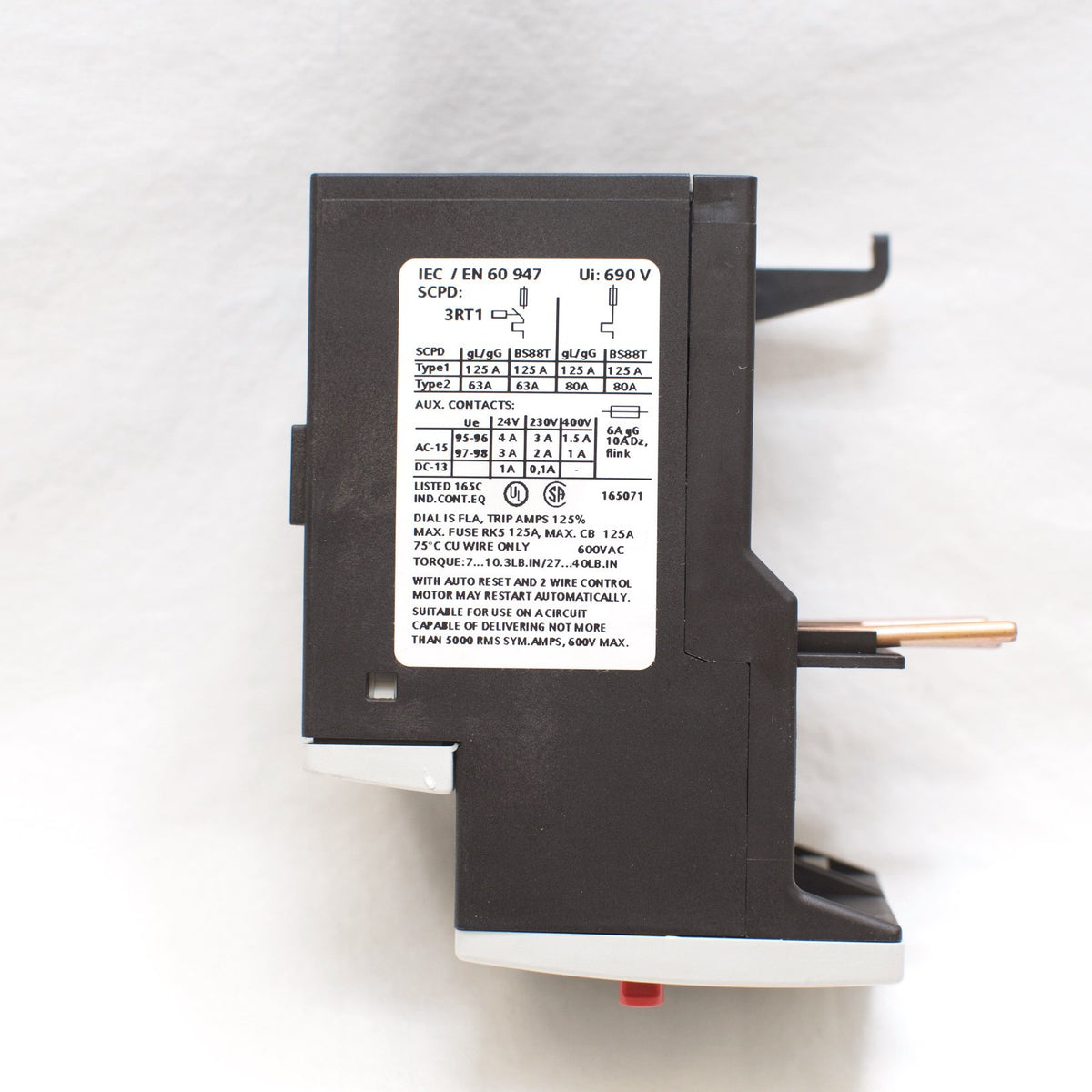 Siemens Overload Relay 3RU1136-4EB0 22-32A