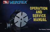 VERTEX HV-12 12" Horizontal / Vertical Rotary Table with Face Plate
