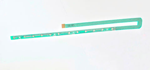 FANUC A86L-0001-0302 KEY BOARD (12 KEYS) HORIZONTAL SOFTKEY FOR 15" LCD