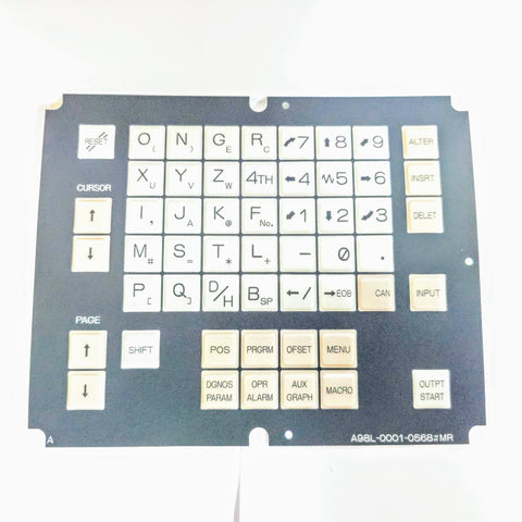 FANUC membrane keysheet keypad A98L-0001-0568/MR