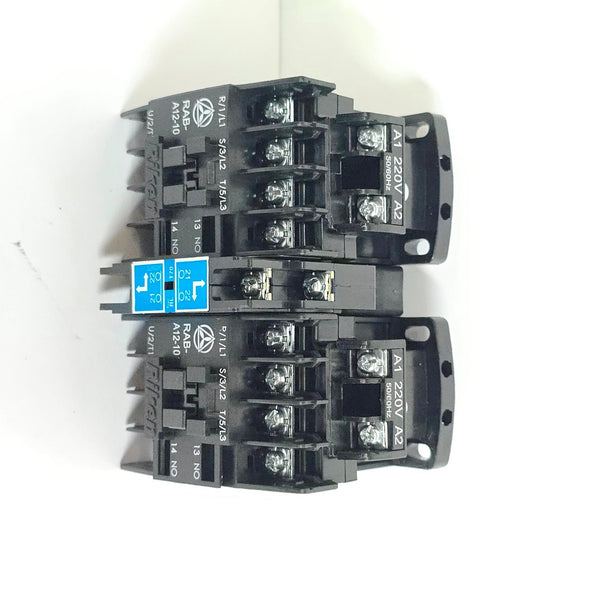 RIKEN RRAB-A12 C1 Coil Voltage 220V Magnetic Contactor (Fwd & Rev) 3P1a