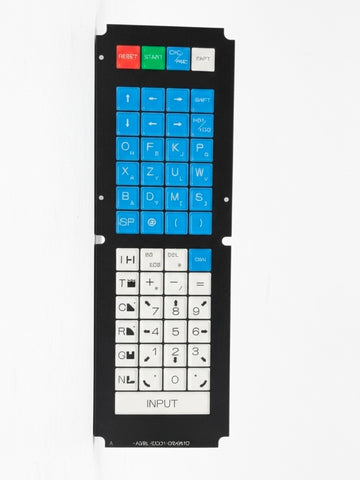 FANUC A98L-0001-0646#D MEMBRANE KEYSHEET F15TTF 14"CRT HORIZONTAL MDI