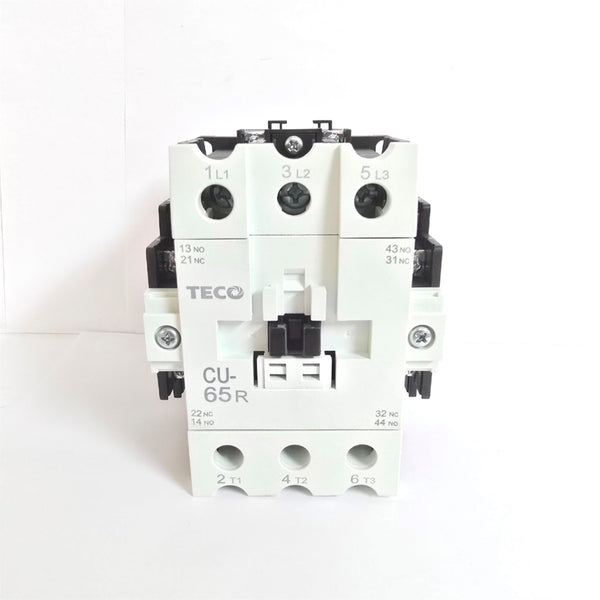 TECO CU-65R Magnetic Contactor 100 Amp, 3 Phase, 24V Coil 3A2a2b