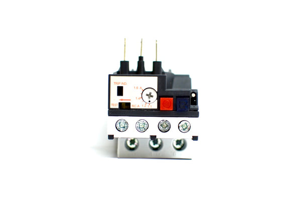 TECO RHU-5/1.6A thermal overload relay, Amp range: 1.1 ~ 1.6A