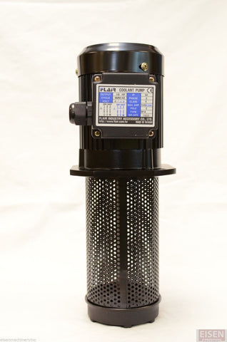 1/8 HP Filtered Coolant Pump, 220V/440V, 3PH, 180mm (7"), FLAIR SP-8180-220V-3PH