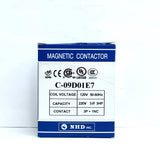 NHD C-09D01E7 magnetic contactor for 3HP motor, 120V coil, normally closed