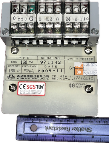 160VA Transformer P: 220V S: 6.3/24/110V