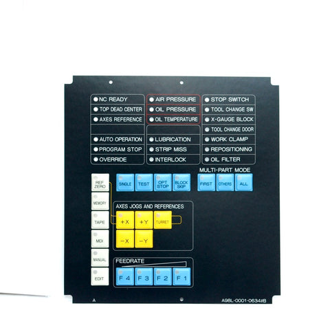 FANUC membrane keysheet keypad A98L-0001-0634#B, AMADA PUNCH