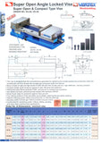 VERTEX VD-X6 6" ANG-FIXED SUPER OPEN &  COMPACT TYPE VISE