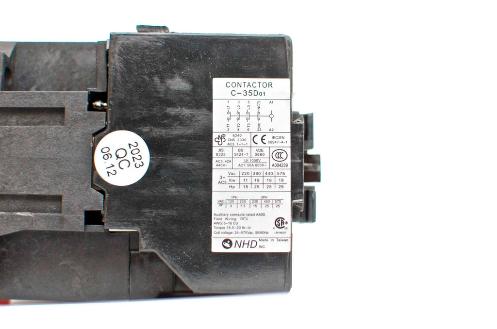 NHD C-09D10G7 Magnetic Contactor Coil - 220V, Normally Open Configuration