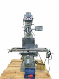 EISEN S-4A-EVS Milling Machine NT40 5HP Yaskawa VFD 2-Axis DRO AL-500PX Pwr Feed