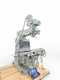 EISEN S-4A-EVS Milling Machine NT40 5HP Yaskawa VFD 2-Axis DRO AL-500PX Pwr Feed
