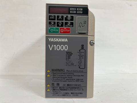 Yaskawa V1000 VFD Inverter Drive, 1.1KW (1.5HP), 200 ~ 240V, CIMR-VA2A0006BAA