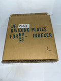 VERTEX DP-2/3/4 8" Dividing Plate Set For Rotary Table (HV-8 HV-10)