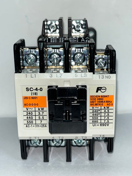 FUJI Magnetic Contactor SC-4-0 3A1a Coil: 200~220V