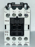 TECO CU-11 Magnetic Contactor, 24A, 3 phase,  440V coil,  3A1a, Normally Open